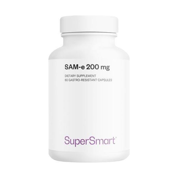 Supersmart Sam-E 200 Mg Dietary Supplement - 60 Caps. Gastrores.-image