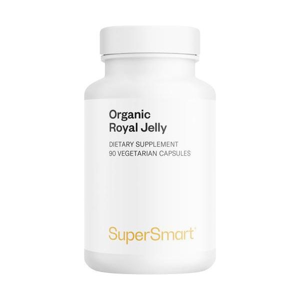 Supersmart Organic Royal Jelly 4% 10-HDA Dietary Supplement - 90 Caps. Veg.-image