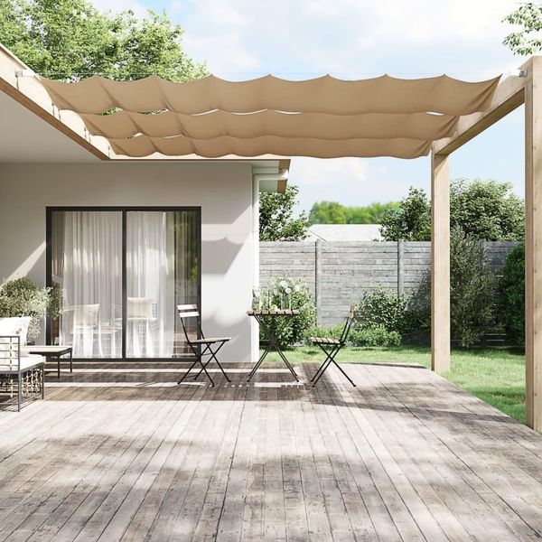 Maison Exclusive - Tenda Da Sole Verticale Taupe 100X1000 Cm Tessuto Oxford-image