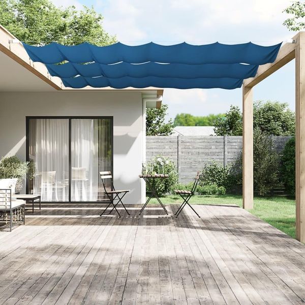 Maison Exclusive - Tenda Da Sole Verticale Blu 60X1200 Cm Tessuto Oxford-image