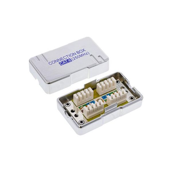 Inline® Accoppiatore Cavi Rigidi Cat.6 Con Modulo Lsa, Schermato (Bulk)-image