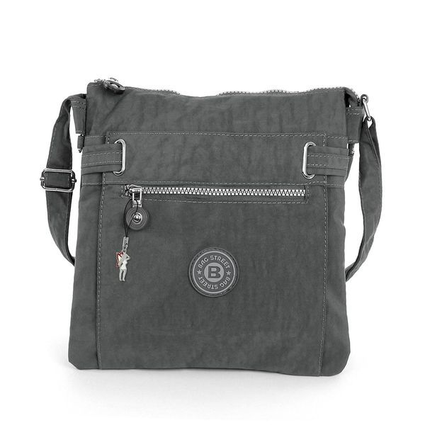 Borsa Street Nylon Borsa Donna Grigio 26X9X27 OTJ207K-image