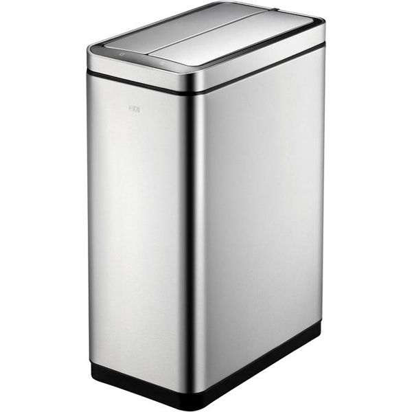 Eko - Portarifiuti Deluxe Phantom Sensor 20+20 Litri - Acciaio Inox Polipropilene - Acciaio Inox Opaco-image