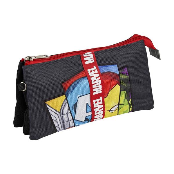 Marvel Avengers - Astuccio Per Matite Con 3 Scomparti-image