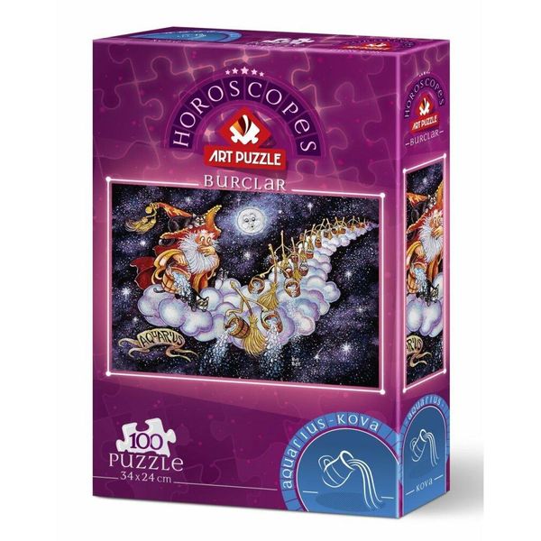 Art Puzzle Puzzle Segno Zodiacale: Acquario 100 Pezzi-image