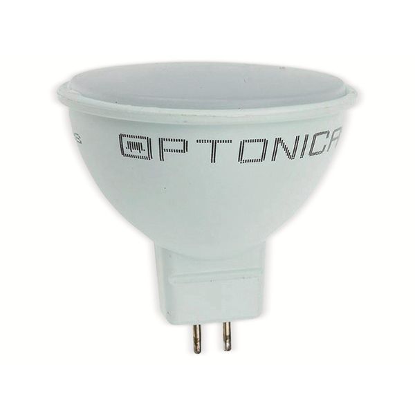 Optonica Led-Lampada 1192,GU5,3, MR16, Eek F, 5 W, 400 Lm, 4500 K-image