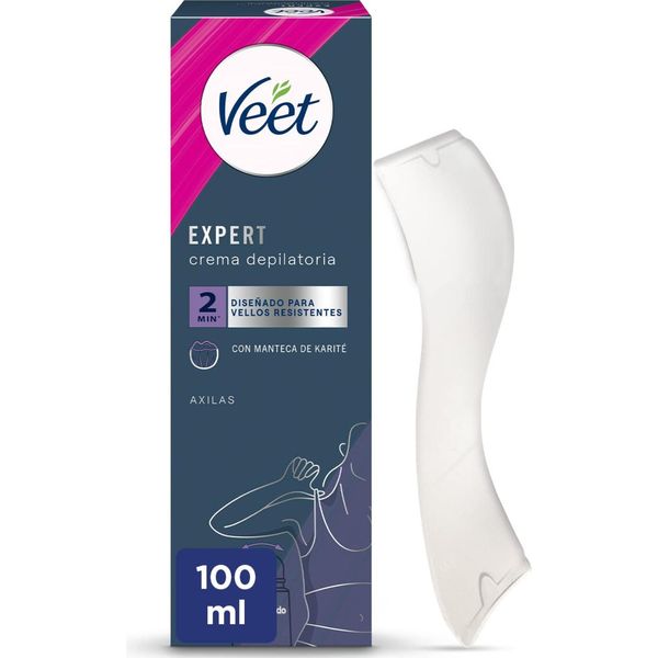 Veet Crema Depilatoria Bikini E Ascelle Zone Sensibili Roll-On 100Ml-image