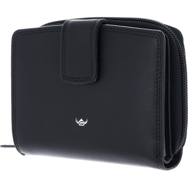 Golden Head Pelle Portafoglio Polo Rfid Protect Billfold Coin Wallet Black Nero-image