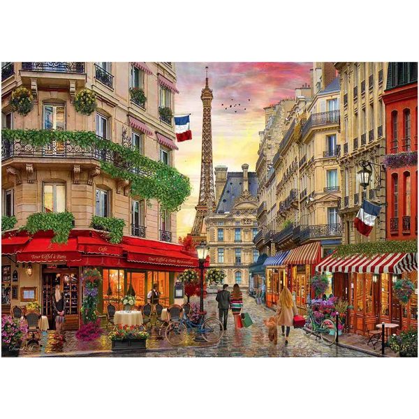 Puzzle Anatoliani Cafe Eiffel 1500 Pezzi-image