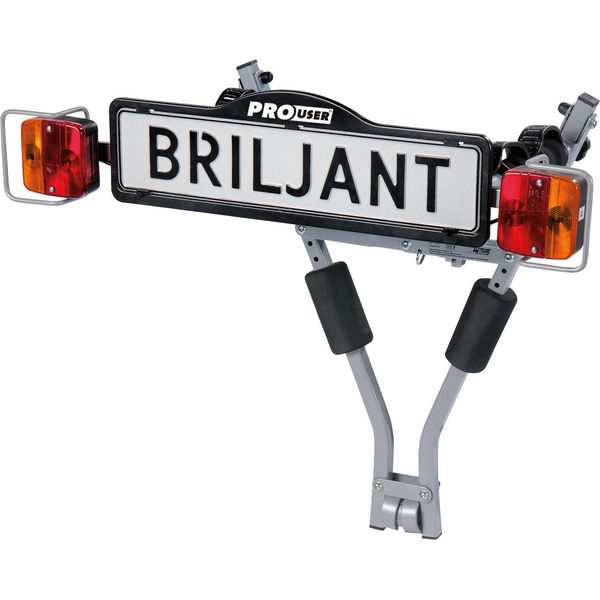 Portabici Pro-User Brilliant Per Il Gancio Di Traino 7/13 Pin Max. 40 Kg-image