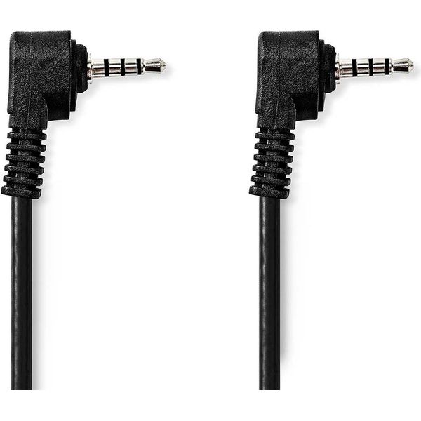 Cavo Audio/Video | Maschio Da 3,5 Mm | Maschio Da 3,5 Mm | Nichelato | 2,00 | Rotondo | Pvc | Nero-image