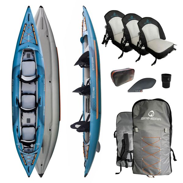 Spinera Kayak Tenaya 160 3 Persone Gonfiabile Premium Kayak Canoa Barca-image