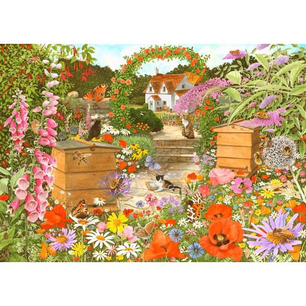 Casa Del Puzzle Ape Felice 1000 Pezzi Karton Bunt Garten-image