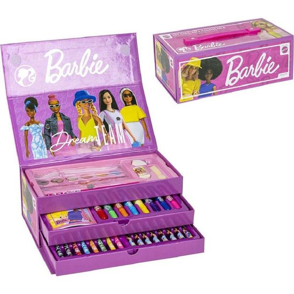 Set Di Pittura Creativa Di Barbie - Pittura E Colori Per Bambini-image