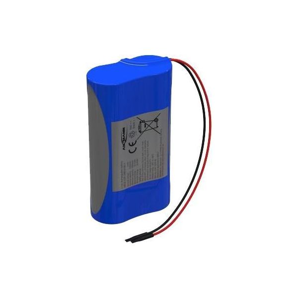 Ansmann 2S1P Akkupack 2X 18650 Kabel Li-Ion 7.2V 2600Mah 7.2 V 2600 (2447-3030-60)-image