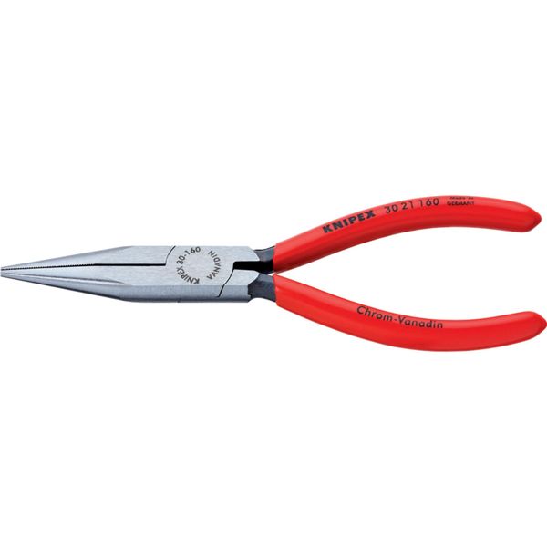 Knipex Elektronik- U. Feinmechanik Flachrundzange Gerade 140 Mm 30 21 140 (30 21 140)-image