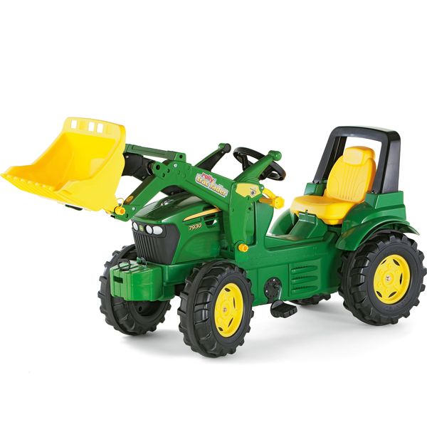 Rolly Toys Trattore A Pedali, Trattore John Deere 7930 A Pedali Da 3 Anni-image