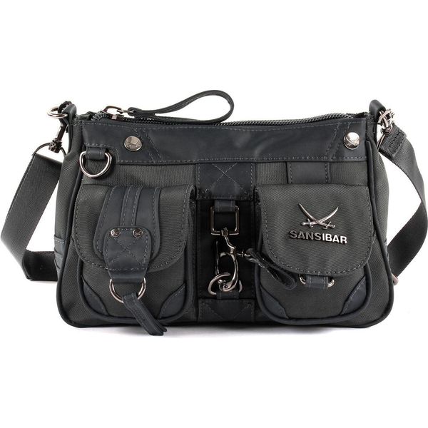 Sansibar Borsa A Tracolla Borsa A Tracolla Calima Zip Bag Anthracite Antracite-image