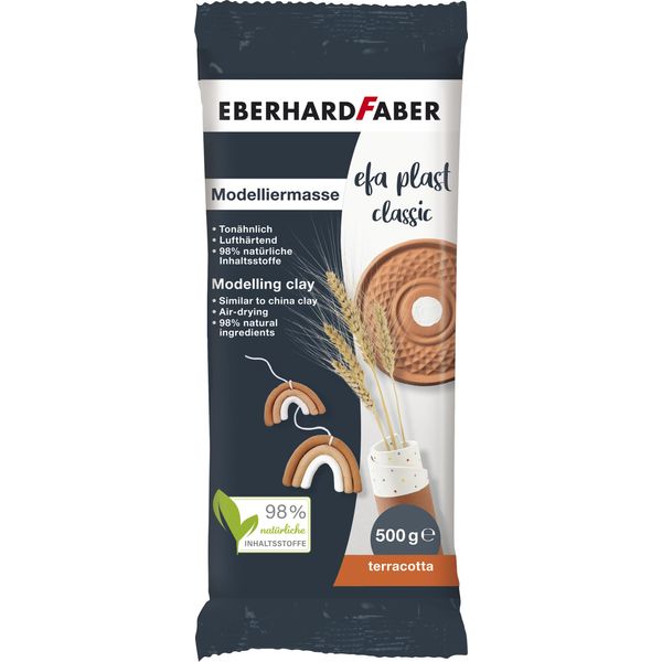 Eberhard Faber 570383 Eberhard Faber Modelliermasse Efa Plast Classic, Terrakotta-image