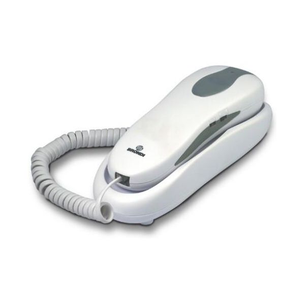Brondi Nemo Telefono Fisso Analogico Bianco Con 10 Memorie E Suoneria Regolabile-image