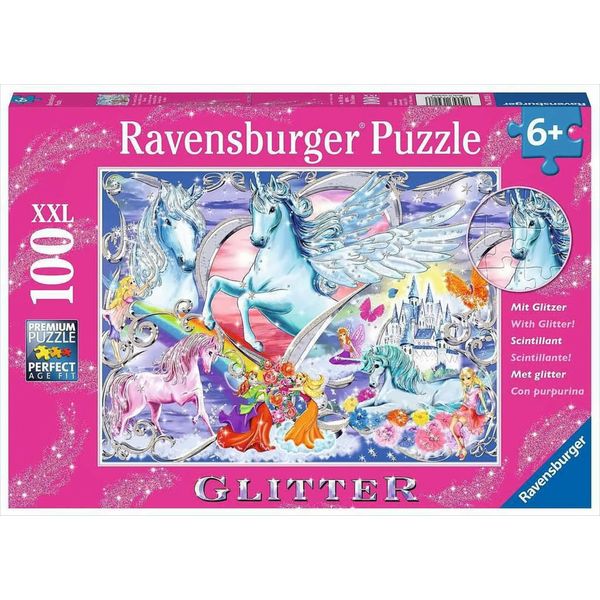 Ravensburger 13928 Ravensburger Xxl Die SchöNsten EinhöRner Puzzle 100 Teile-image