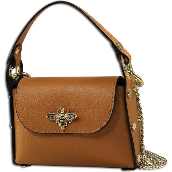 Toscanto Borsa A Tracolla In Pelle Marrone Chiaro OTT831UC5-image