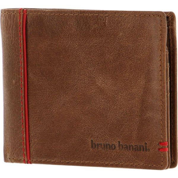 Bruno Banani Pelle Portafoglio Wallet Cognac / Red Marrone-image