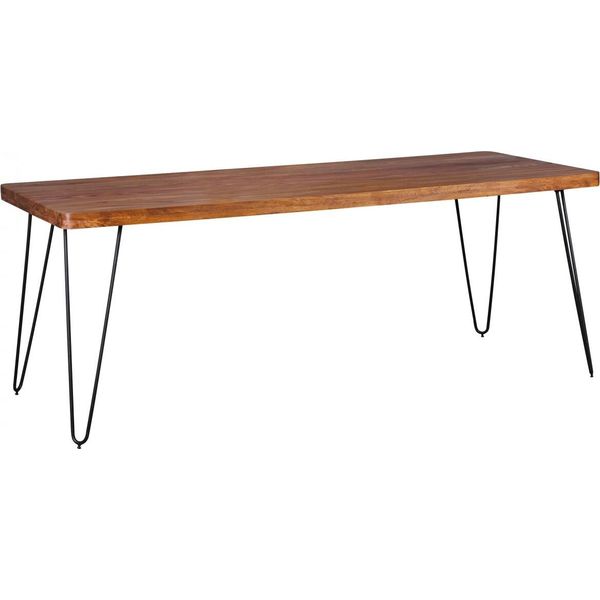Wohnling Tavolo Da Pranzo In Legno Massiccio Di Sheesham 200 X 80 X 76 Cm Tavolo Da Cucina Massiccio WL1.497-image