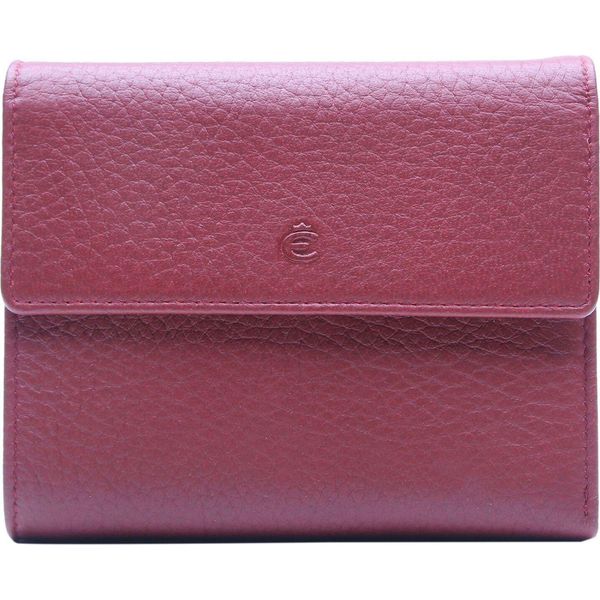 Esquire Pelle Portafoglio Deer Cardsafe Wallet Red Rosso Scuro-image