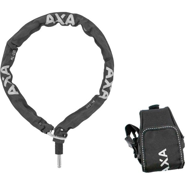 Axa 59551195SC Rlc 100 Catena A Innesto Da 100 Cm Con Borsa Da Esterno, Nero (1 Pezzo)-image
