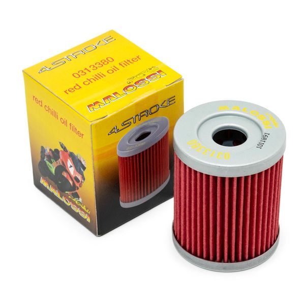 Filtro Olio Malossi Red Chili Per Suzuki / Yamaha Burgman An / Majesty 250 - 400 Ccm-image