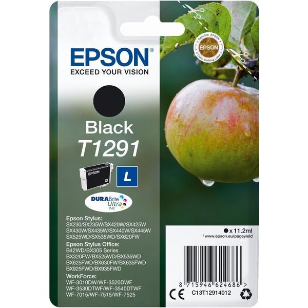Epson - Cartuccia D'inchiostro Epson T1291 Nero | Soffia In 1 Pezzo | 10 Pezzi-image