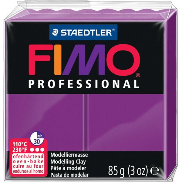 Fimo Professional Argilla Per Modellare, Indurente Al Forno, Viola, 85 G-image