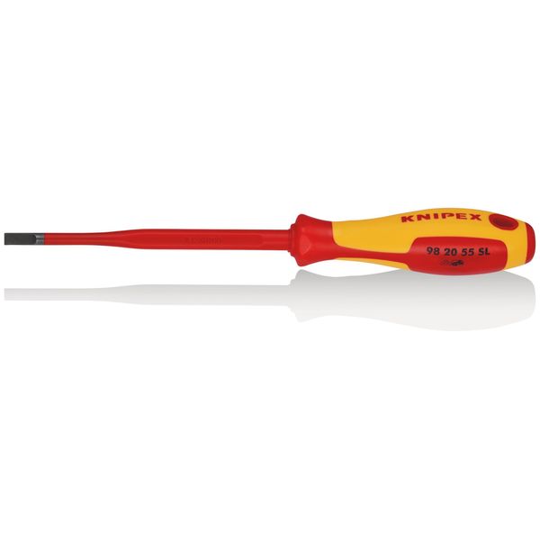 Knipex 98 20 55 Sl Cacciavite (Slim) Per Viti Con Intaglio Brunito Vde 232 Mm-image