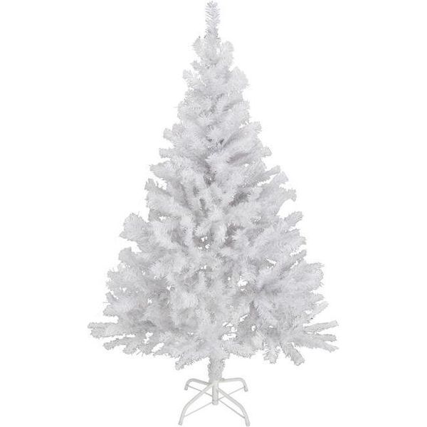 Albero Di Natale Artificiale - 120 Cm / Bianco - Albero Di Natale Artificiale Con Supporto Per Albero Incluso-image