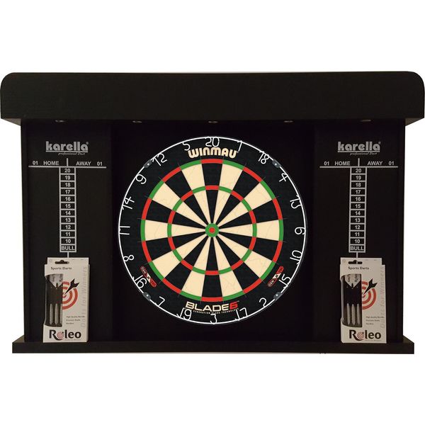Set Di Freccette Winmau Blade 6 + Mobile + 2 Set Di Freccette Roleo-image