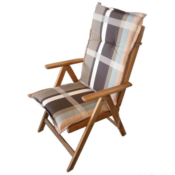 Cuscino Universale Per Sedia Con Schienale Alto - Burgas - Cuscino Per Sedia Da Giardino-image