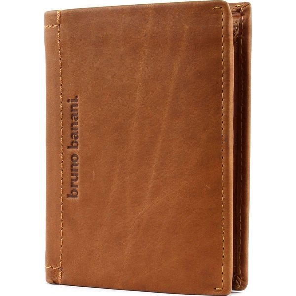Bruno Banani Pelle Portafoglio Arizona Wallet High With Flap Cognac Marrone-image
