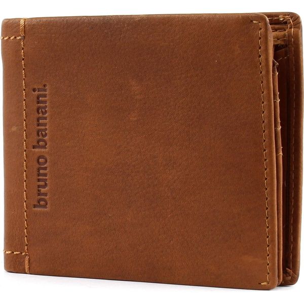 Bruno Banani Pelle Portafoglio Arizona Wallet Quer With Flap Cognac Marrone-image