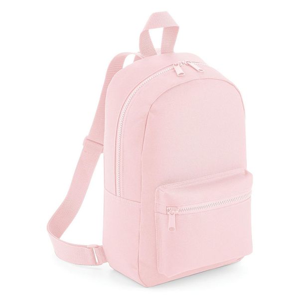 Bagbase BG153 | Mini Essential Fashion Backpack / 23 X 35 X 12 Cm - Colore: Rosa Cipria - Dimensioni: 23 X 35 X 12 Cm-image