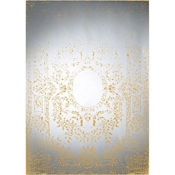 Casa Padrino Specchio Da Parete Art Deco Vintage Bronzo 101 X H. 142 Cm - Mobili In Stile Antico-image