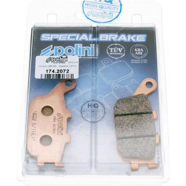 Pastiglie Freno Polini Sinter Per Honda Forza Jazz (00-04)-image