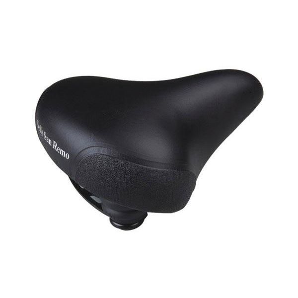 Selle San Remo Sella Per Bicicletta Marwi Citybike Unisex Con Paraspigoli - Nero-image