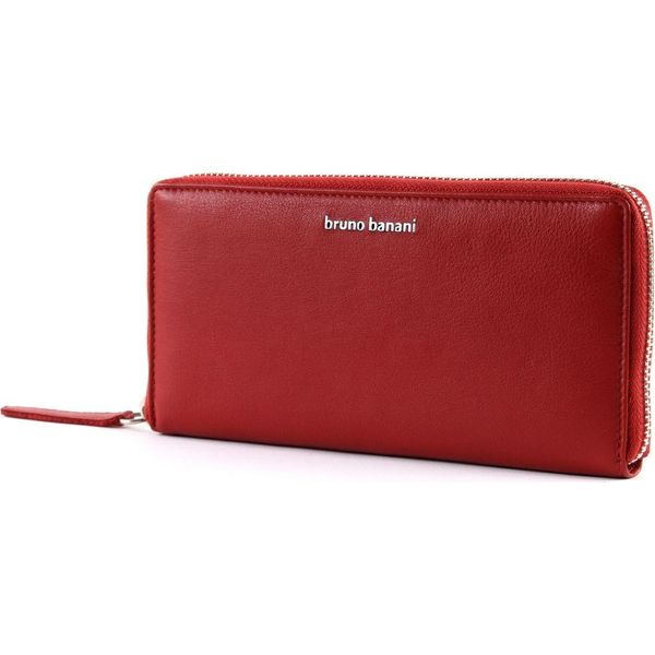 Bruno Banani Pelle Portafoglio Muskat Wallet With Zip Red Rosso-image