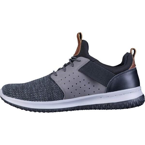 Skechers Delson Cooler Sneaker Da Uomo Nero, Materiale A Maglia, Plantare Air Cooled Memory Foam-image