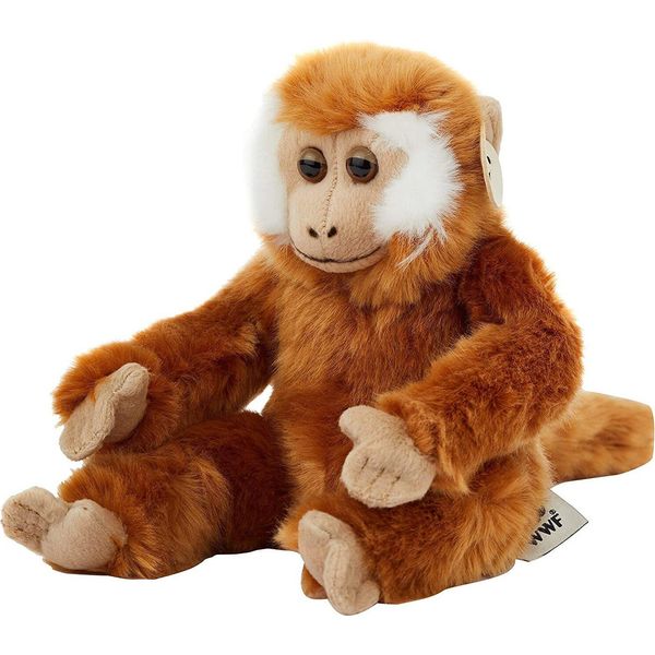 Peluche Wwf - Scimmia Bambino Marrone Chiaro (23 Cm) Peluche Realistico Animale Di Peluche Scimmia Scimmia-image