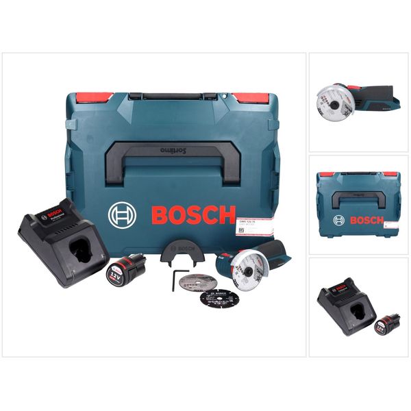 Bosch Gws 12V-76 Smerigliatrice Angolare Professionale A Batteria 12 V 76 Mm Senza Spazzole + 1X Batteria Ricaricabile 3,0 Ah + Caricabatterie + L-Boxx-image