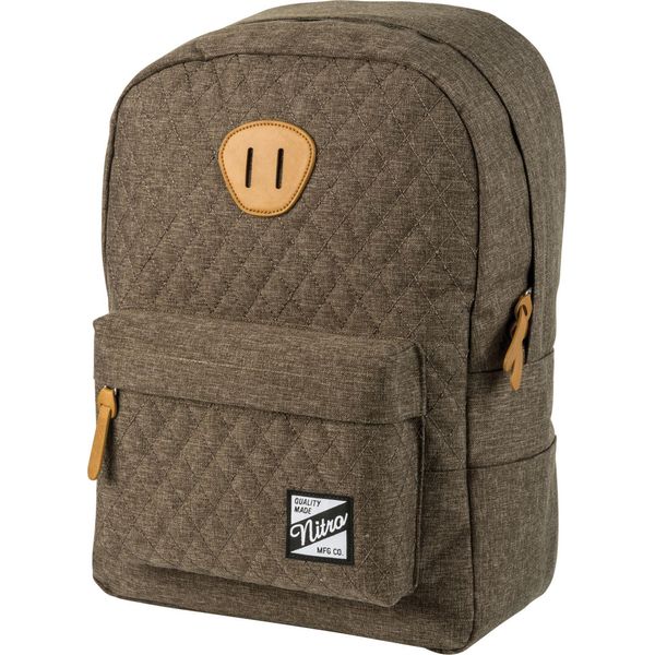 Nitro Zaino Per Il Tempo Libero Zaino Con Scomparto Per Laptop Urban Collection Urban Classic Backpack 20L Burnt Olive Verde Multicolore-image