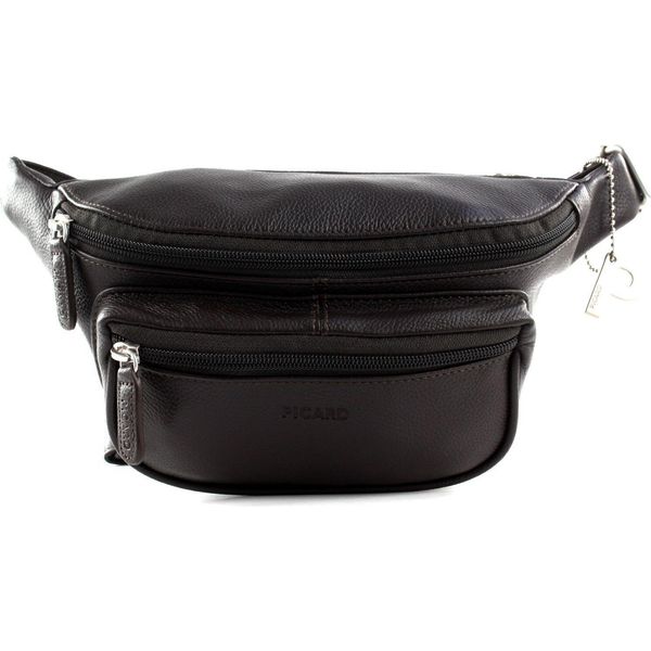 Picard Pelle Marsupio Borsa A Tracolla Luis Belt Bag Cafe Marrone-image