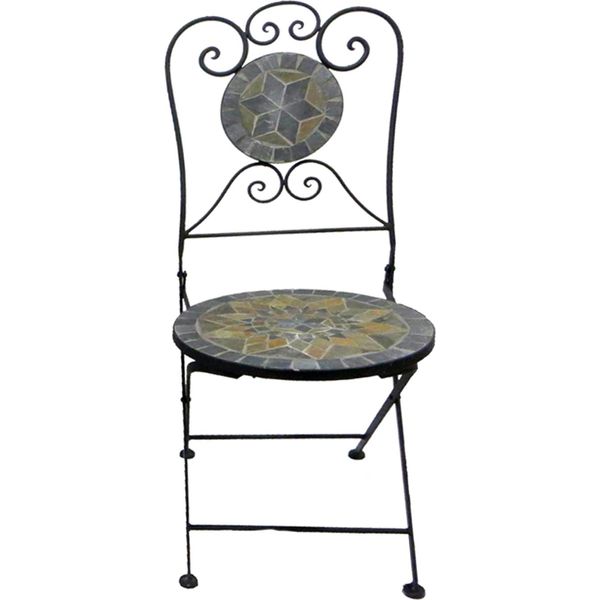Sedia Pieghevole A Mosaico Sedia Bistrot Sedia Da Balcone Sedia Da Giardino Sedia Star Design-image